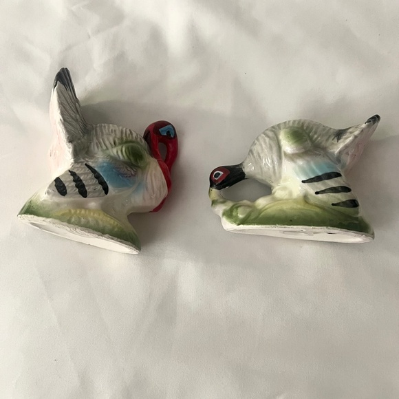 2 Vintage Thanksgiving Turkey Salt & Pepper Shakers w/Stoppers Made in Japan - Picture 3 of 6